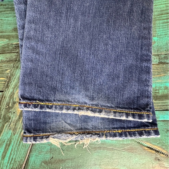 Diesel Bootcut Jeans Size 29 Medium Wash Distressed 100% Cotton - Picture 12 of 14
